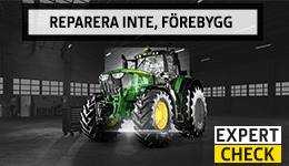 John Deere Expert Check. Detaljerad inspektion av din maskin.
