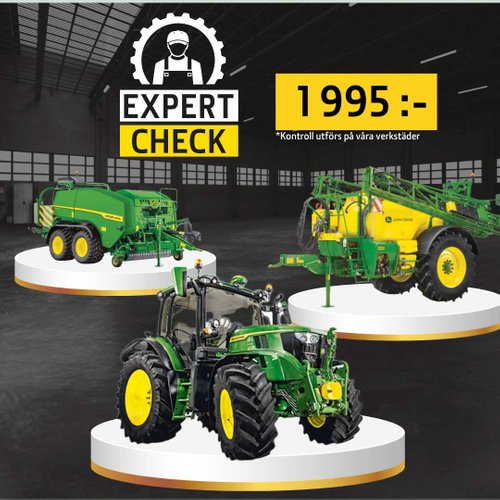 Expert Check. Service traktorer, pressar och sprutor