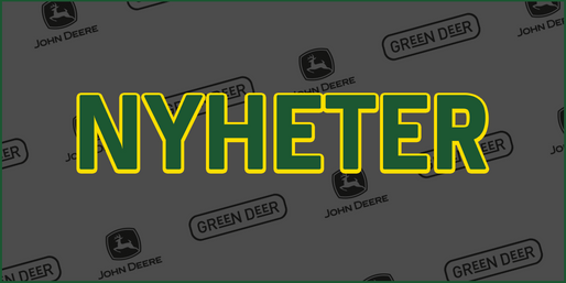 Ta del av större nyheter från Green Deer och John Deere